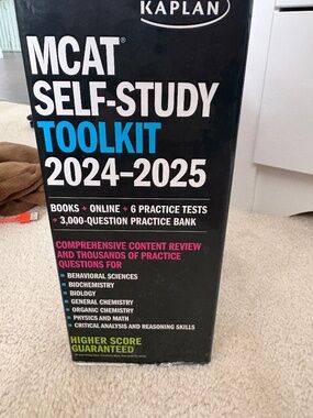 Kaplan MCAT Self-Study Toolkit 2024-2025 Full 7 book Prep Set